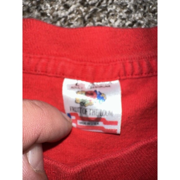 Vtg 90s Taz Tasmanian Devil T Shirt Sz L USA America 4th Of July Single Stitch - Picture 3 of 12